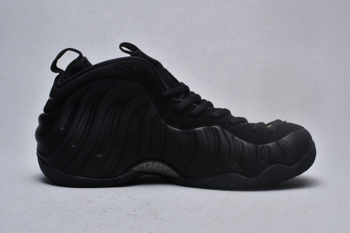 nike air foamposite pro black metallic gold 624041-009