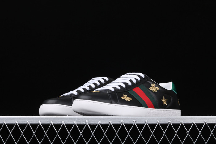 gc ace embroidered low-top blackstar