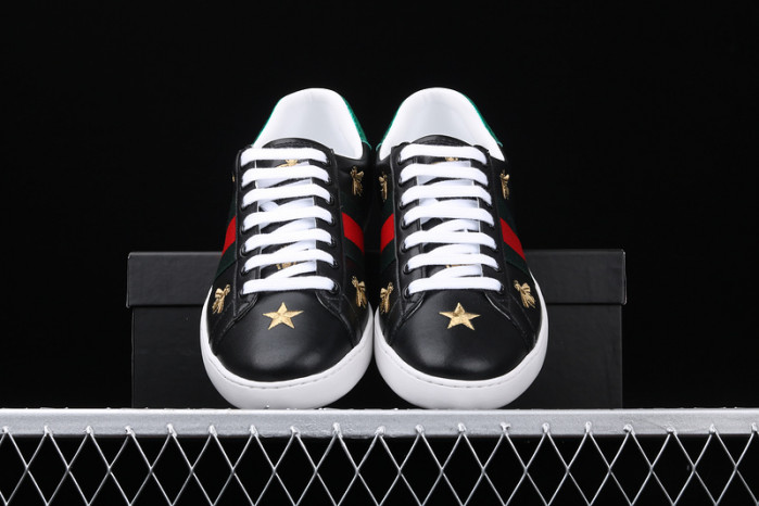 gc ace embroidered low-top blackstar