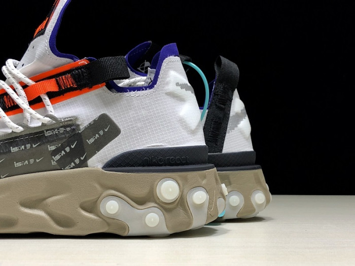 nike ispa react low summit white ar8555-100