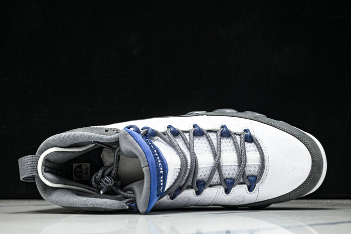 AIR JORDAN 9 White/French Blue-Flint Grey HV4794-100