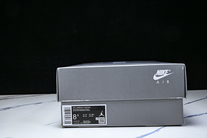 AIR JORDAN 9 White/French Blue-Flint Grey HV4794-100