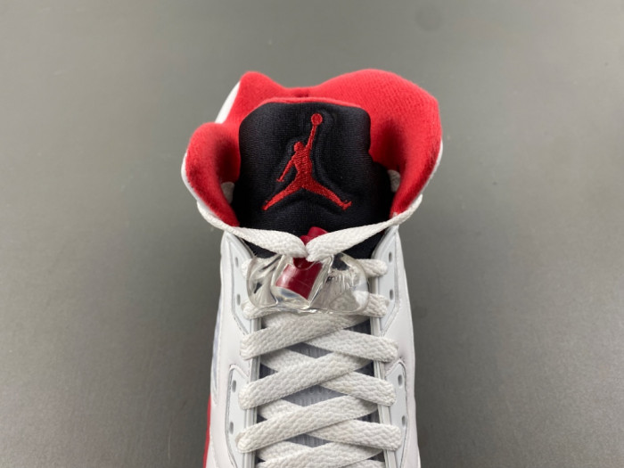Air Jordan 5 “Fire Red Black Tongue” HQ7980-101