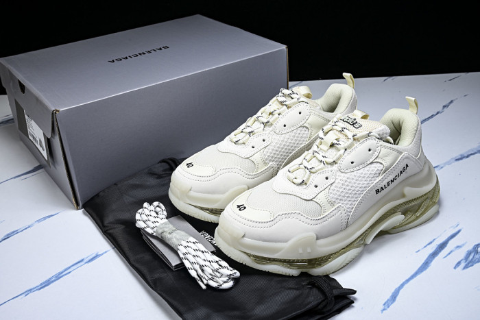 BALENGA TRIPLE S BLACK CLEAR SOLE W2GA3-9103