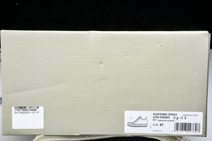 RICK OWEN.S SNEAKER RO-355 (tongue with embroidery)