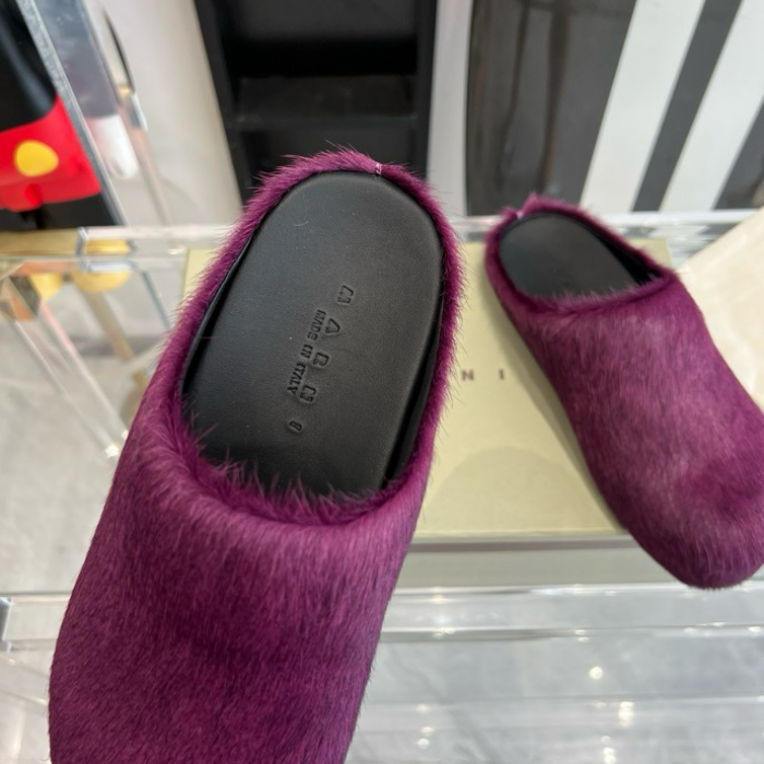 MA SLIDE WHITE FUSSBETT SABOT LOAFERS MAR-013