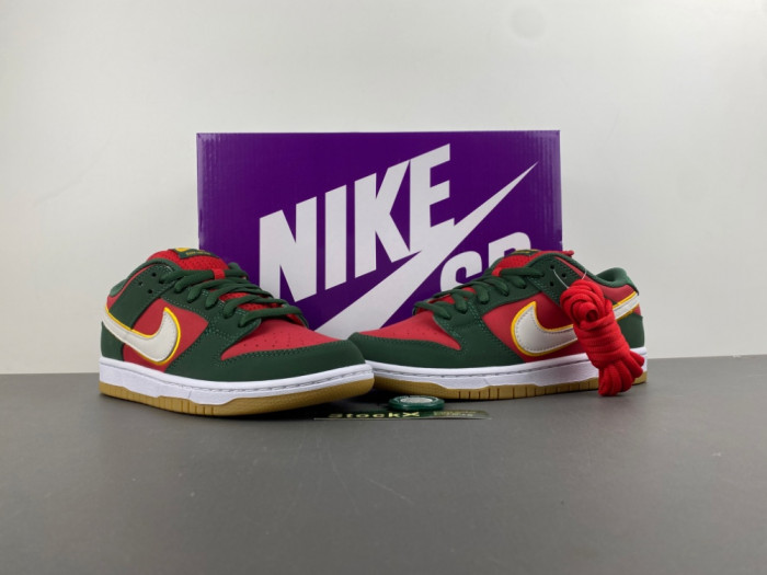 nike sb dunk low prm “seattle S*personics” fz1287-300