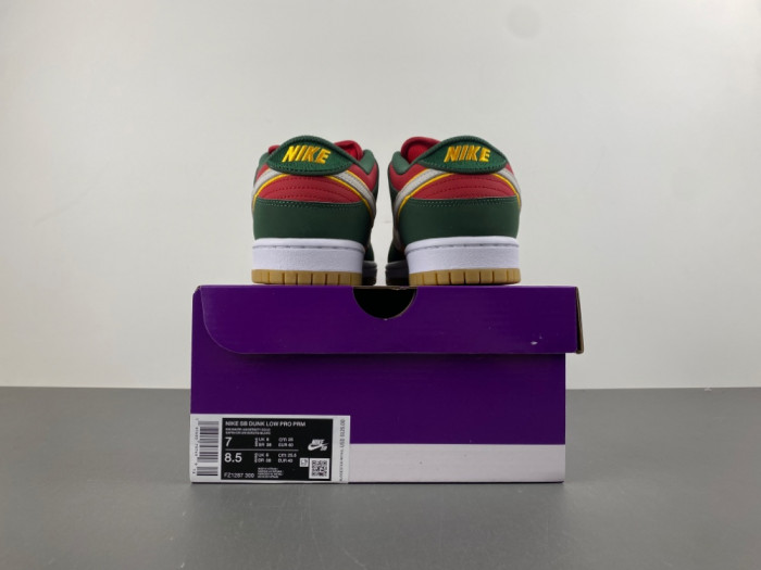 nike sb dunk low prm “seattle S*personics” fz1287-300