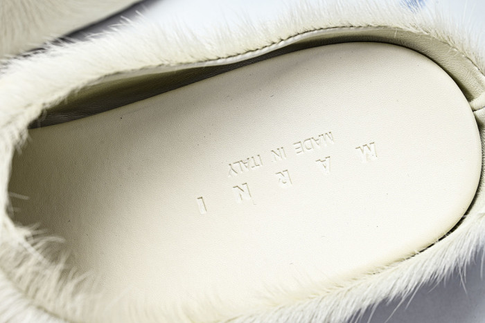 MA SLIDE WHITE FUSSBETT SABOT LOAFERS MAR-019