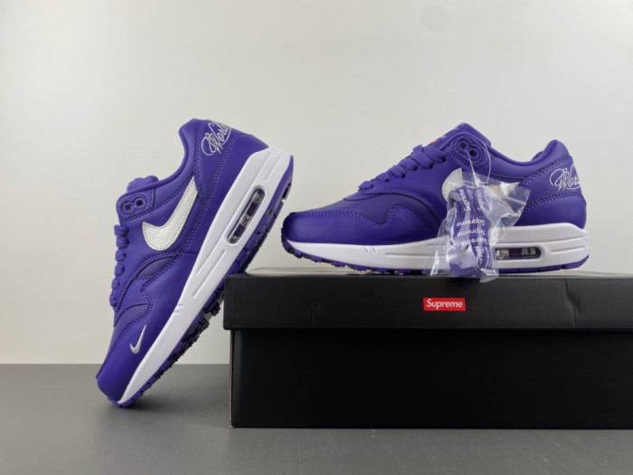 Svp*me x nike air max 1 “varsity purple” hf8813-500