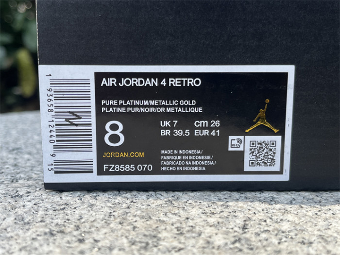 Air Jordan 4 “Pure Platinum” FZ8585-070