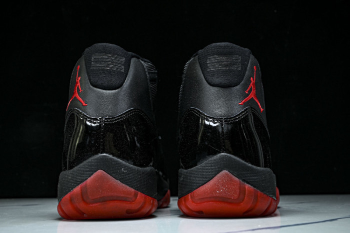 Air Jordan 11 Retro "Black Red" 378037-326