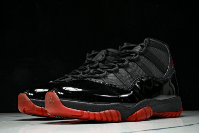 Air Jordan 11 Retro "Black Red" 378037-326