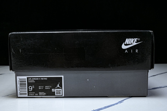 Air Jordan 11 Retro "Black Red" 378037-326