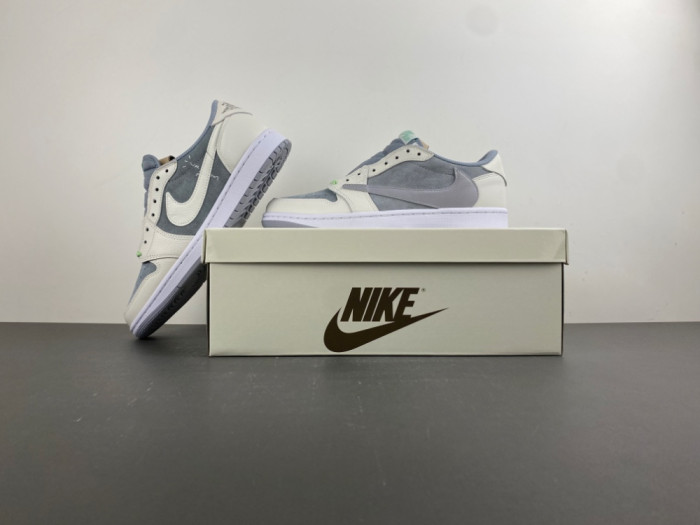 Travis Scott x Air Jordan 1 Low OG "Medium Olive" HQ2004-400