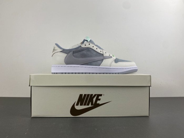 Travis Scott x Air Jordan 1 Low OG "Medium Olive" HQ2004-400