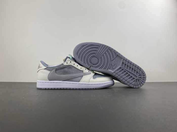 Travis Scott x Air Jordan 1 Low OG "Medium Olive" HQ2004-400